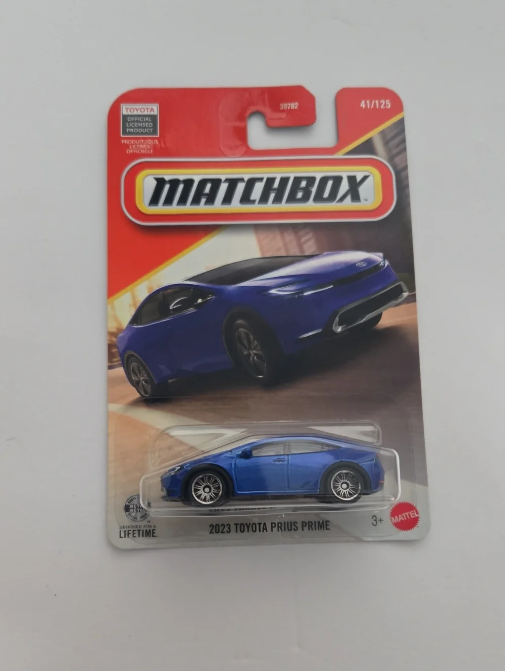 Matchbox 2023 Toyota Prius Prime Toy Car - Blue